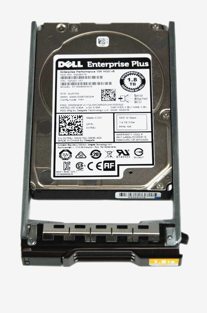 Dell Enterprise Plus 1.8TB 10K SAS 12Gb/s 2.5