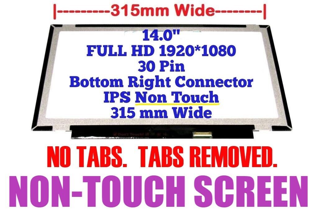 Packard Bell CBV514-54 B114-33 B314-35 LCD Screen Panel KL.1400D.028