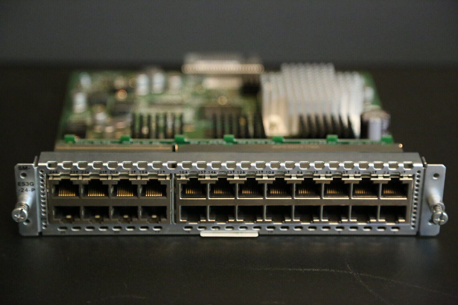 Cisco  Enhanced Ether Service Module (SM-ES3G-24-P) 24-Ports Plug-in module...