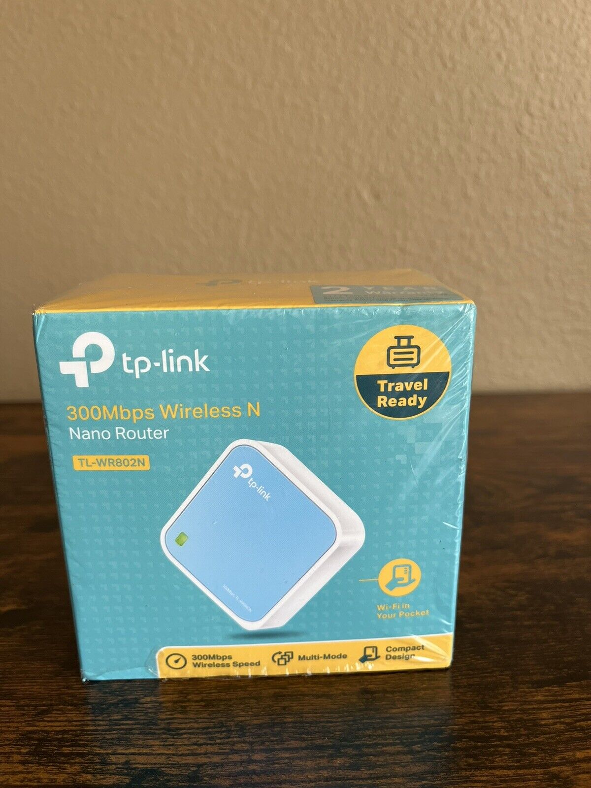 TP-Link TL-WR802N Wireless Travel Nano Router 300 Mbps Open Box