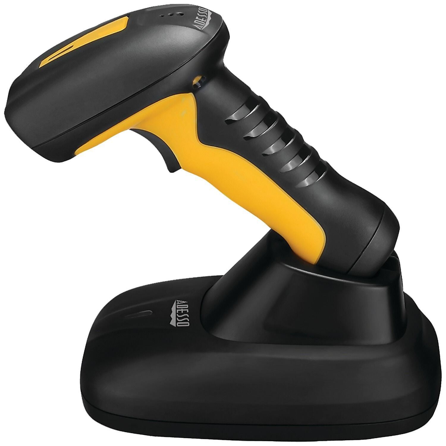 Adesso Bluetooth CCD 1D Handheld Barcode Scanner Black/Yellow NUSCAN