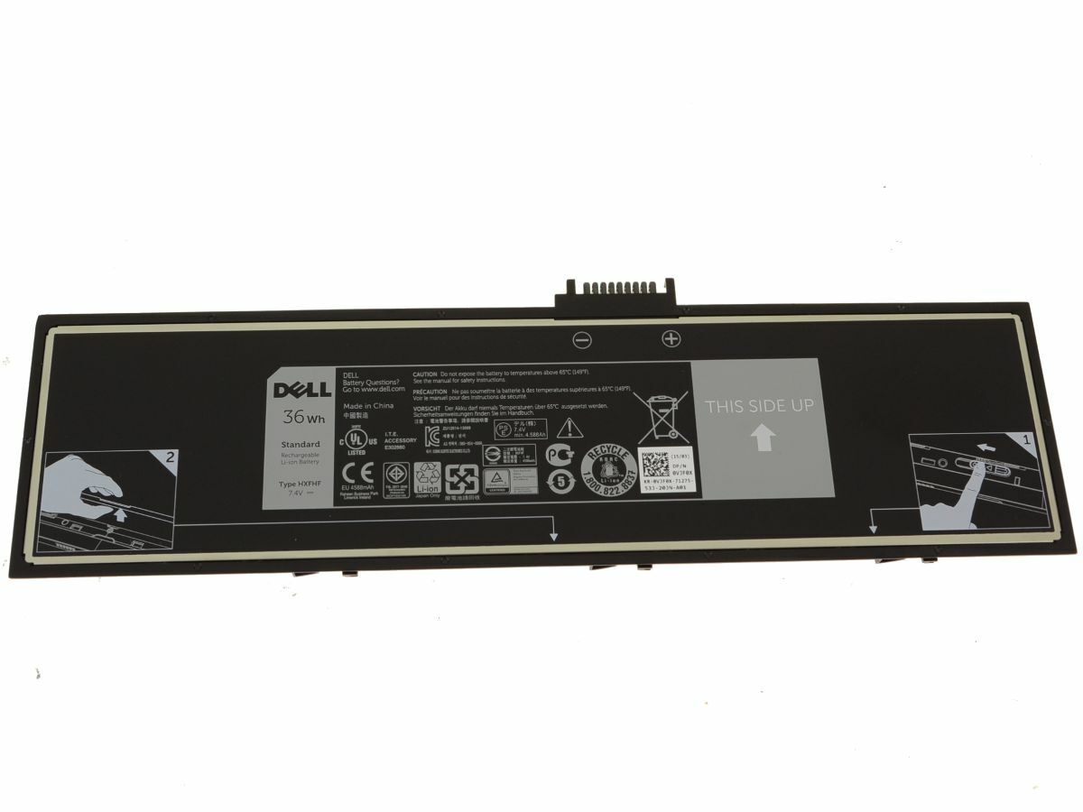  Dell Venue 11 Pro 7130 7139 T07G001 Tablet Series 36Wh HXFHF Battery 