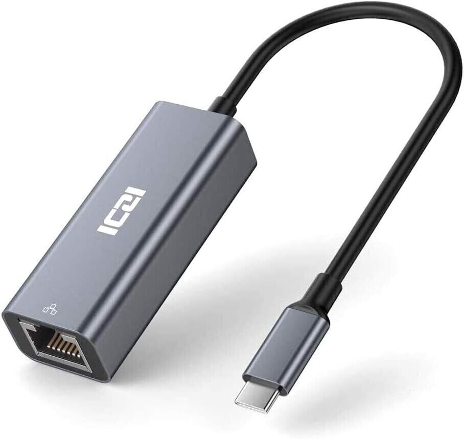 USB C 3.1 Gigabit Ethernet LAN RJ45 1000Mbps Network Adapter for PC Mac Android