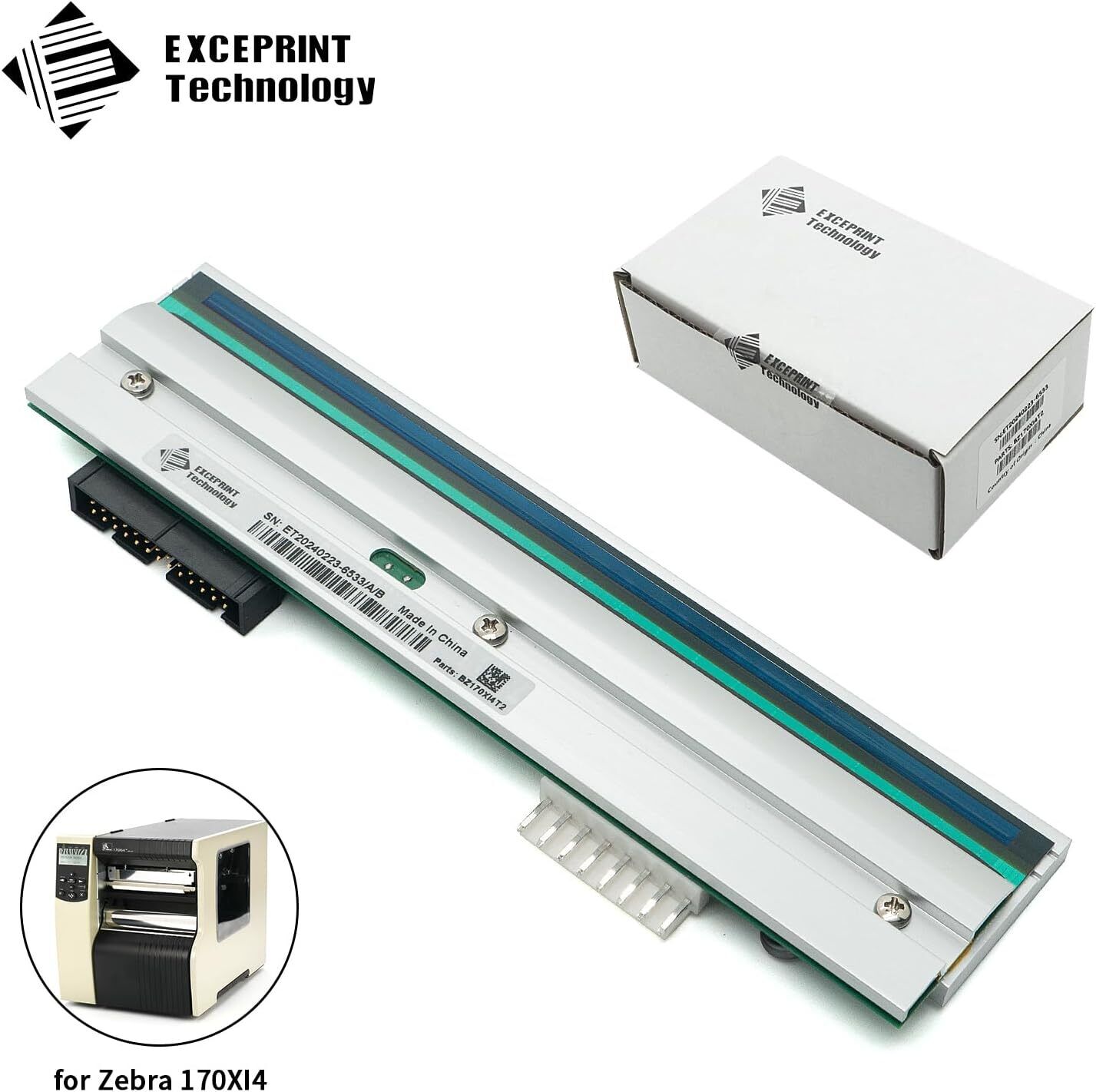 New Printhead for Zebra 170Xi4 170XilV Thermal Label Printer 203dpi P1004236