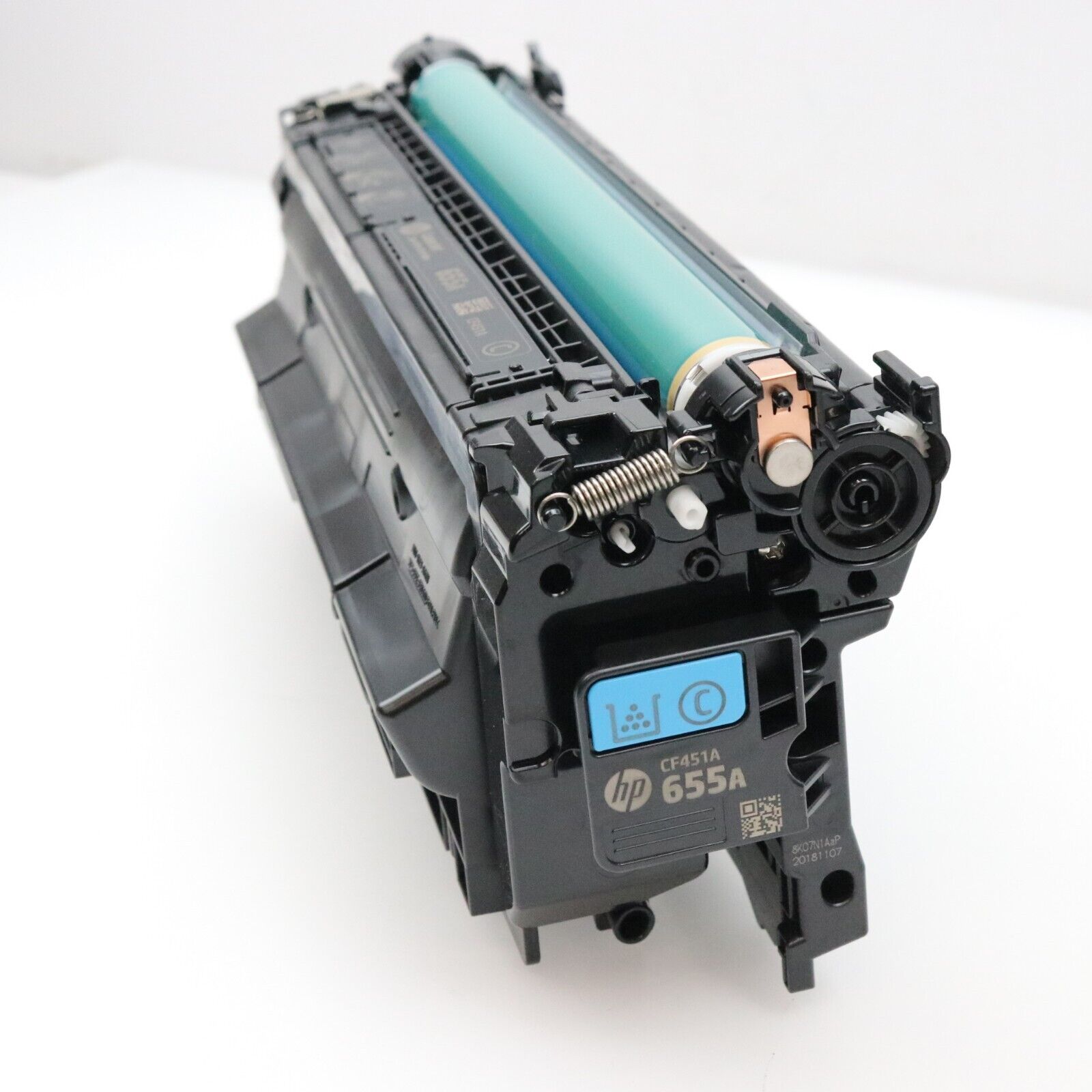 HP 655A (CF451A) Cyan LaserJet Toner Cartridge Genuine OEM 100% Life