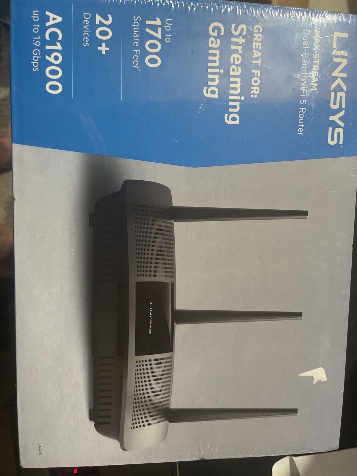 NEW Linksys R74 EA7450 Max-Stream AC1900 Wireless Dual-Band Gigabit Router