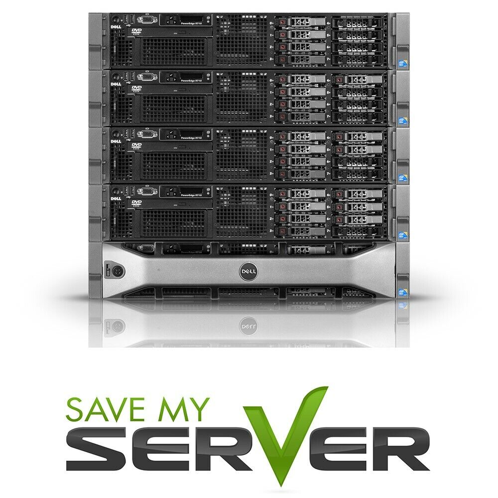 Dell PowerEdge R710 Server 2x X5650 2.66GHz =12 Cores 32GB Perc6i 2x 300GB SAS