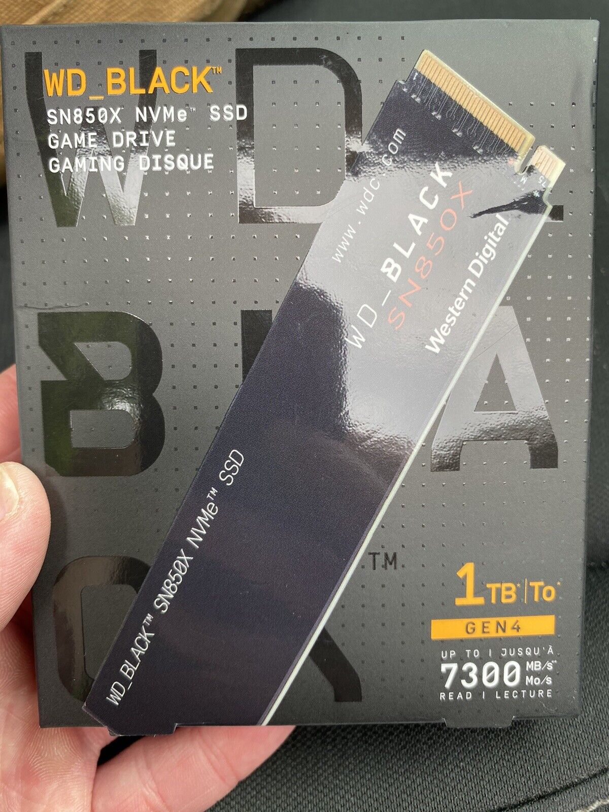 Western Digital WD BLACK SN850X 1TB NVMe Internal Game SSD up to 7300MB Read New