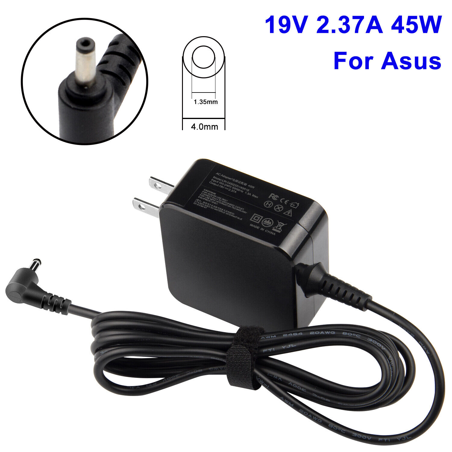 45W Adapter Charger For Asus VivoBook flip 14 15 17 F412 F512 X512 Power Supply
