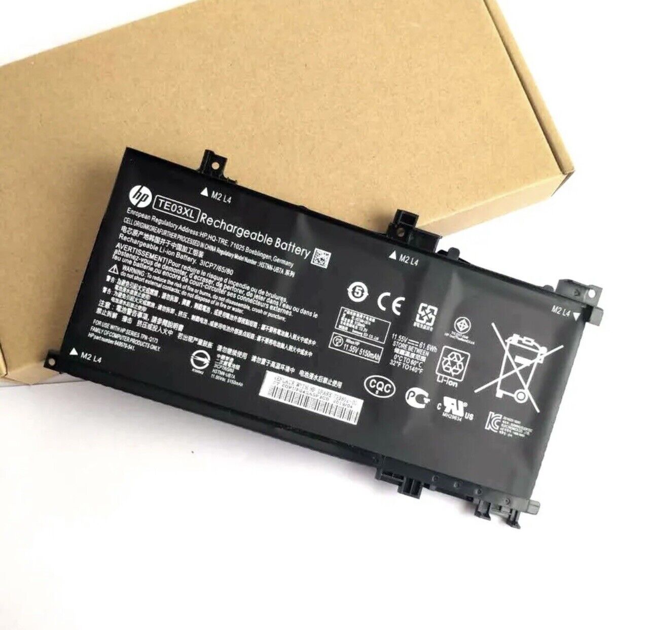 Genuine TE03XL 849570-541 61.6Wh Battery for HP Omen 15-AX Pavilion 15-bc Series