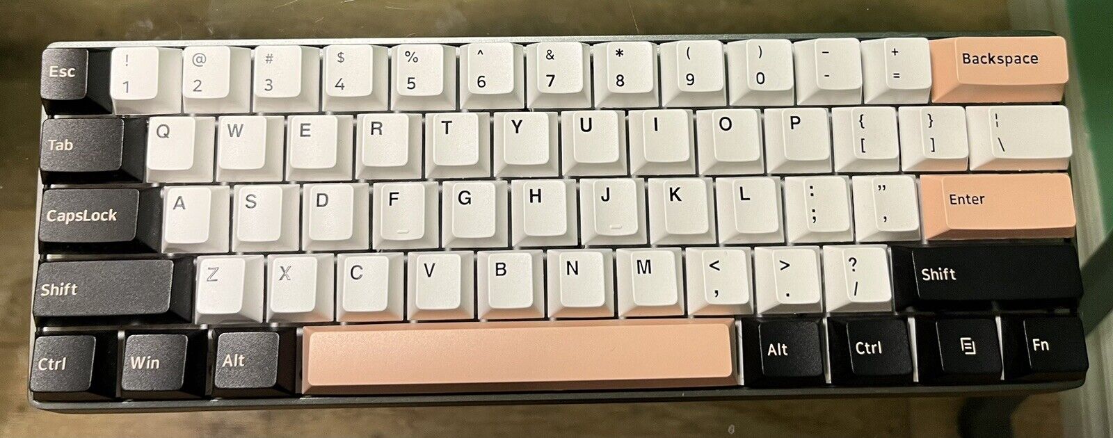 Custom 60% Mechanical Keyboard (Wired) with GMK Olivia [Clone] Keycaps