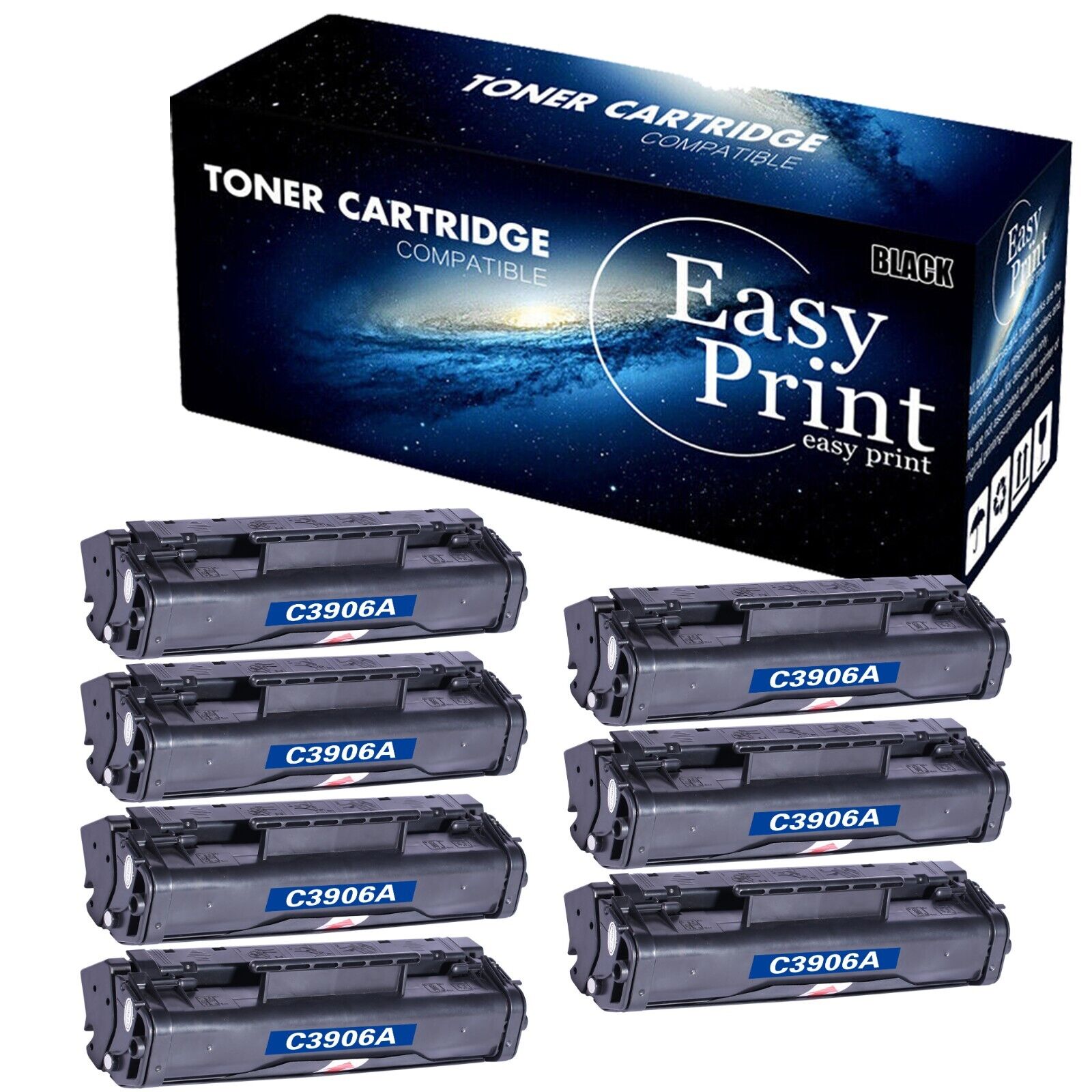 7PK C3906A 3906A Toner Cartridge Laser Jet 5L 3100 3150 Printer BLACK