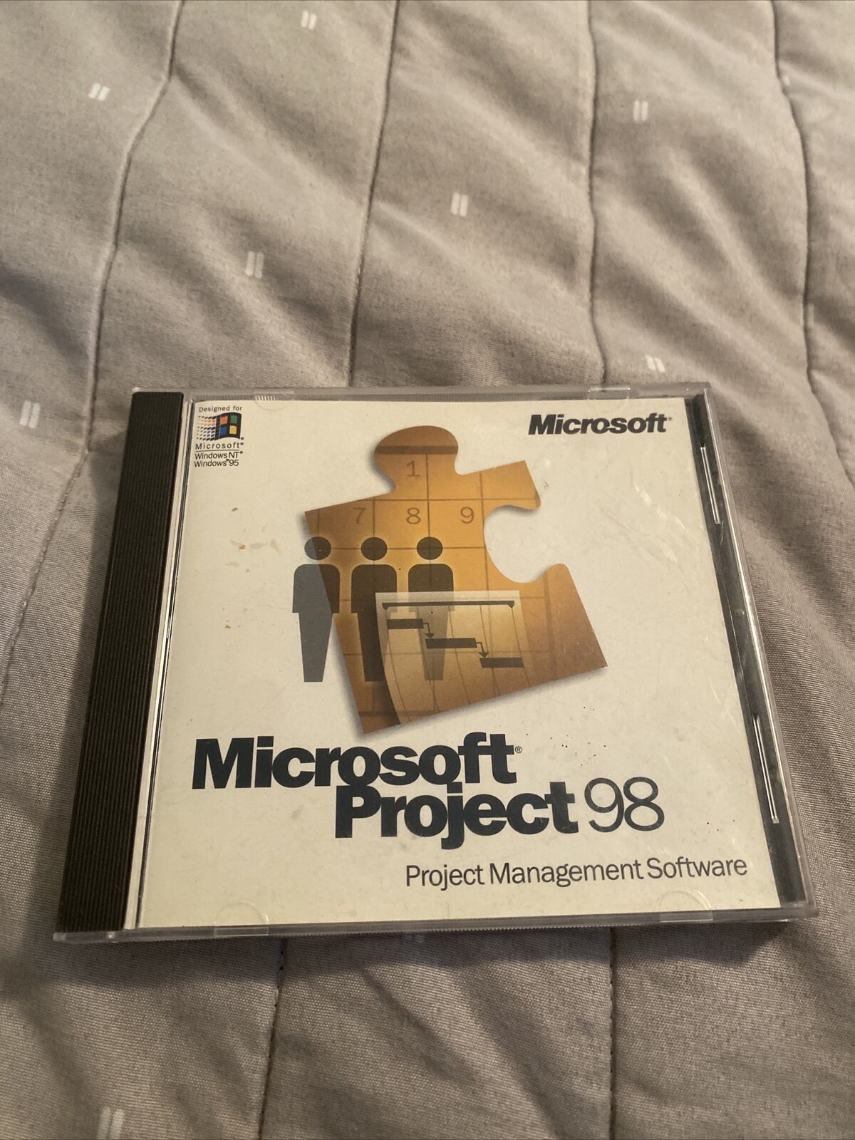 Microsoft Project 98 Project Management Software W/Key