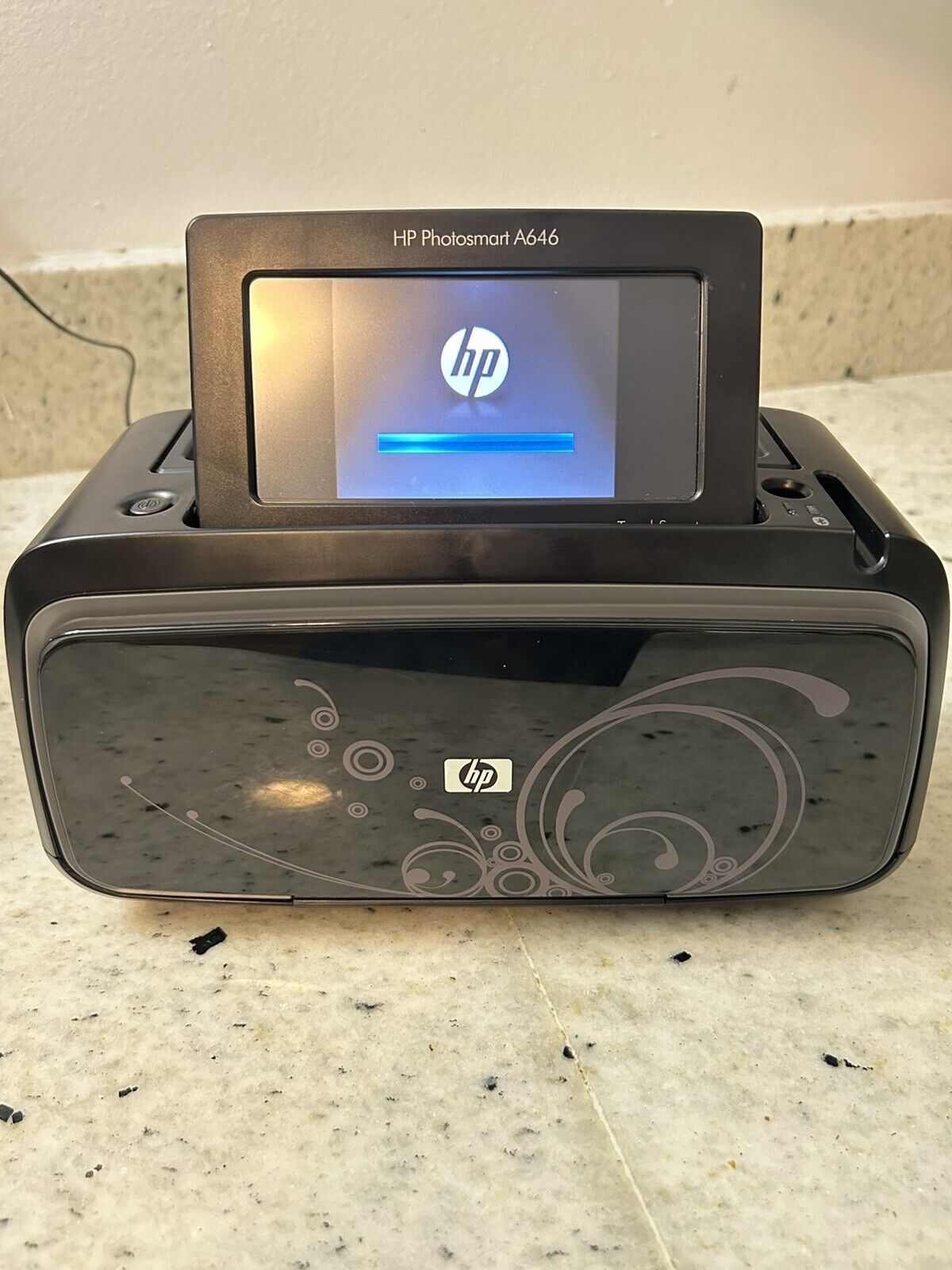 HP Photosmart A646 Digital Photo Inkjet Bluetooth Printer Touch screen Portable