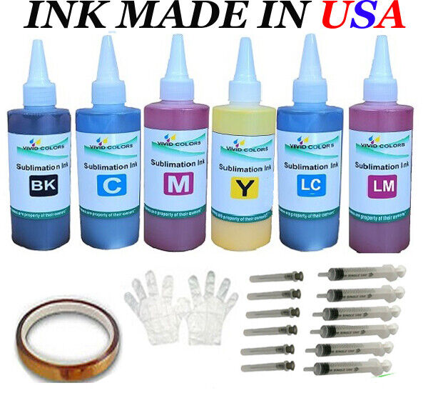 VC 600ml Dye Sublimation Ink Refill Bottles (non-OEM) 079 for 1400 1430 CISS
