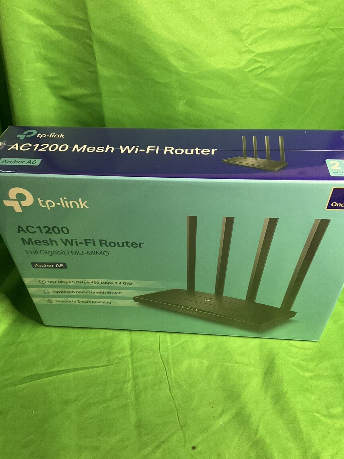 TP-Link Archer A6 AC1200 Mesh Wi-Fi Router Full Gigabit  MU-MIMO WPA3