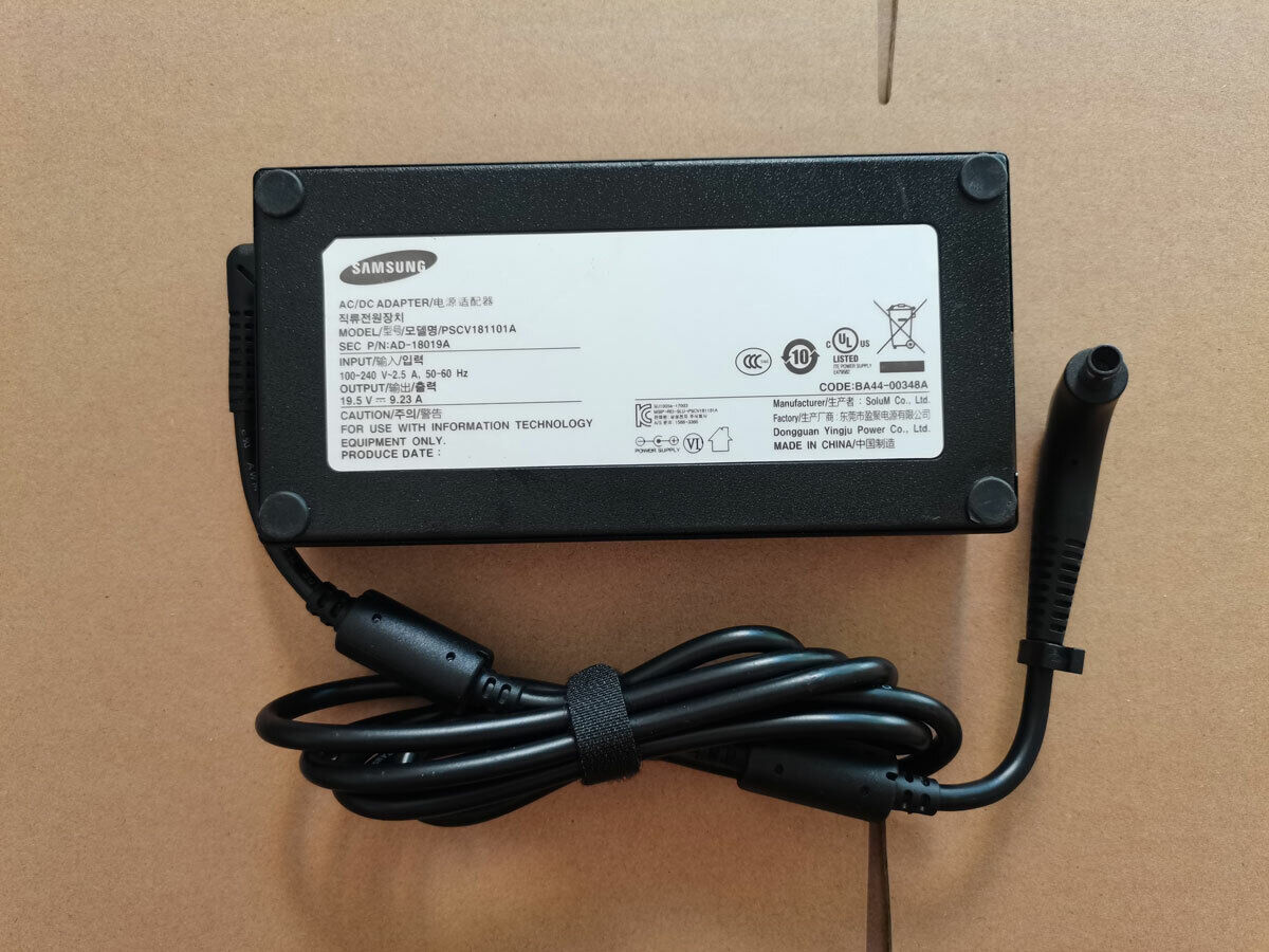 19.5V 9.23A 180W AD-18019A for Samsung Odyssey NP800G5H-XS1US Genuine AC Adapter