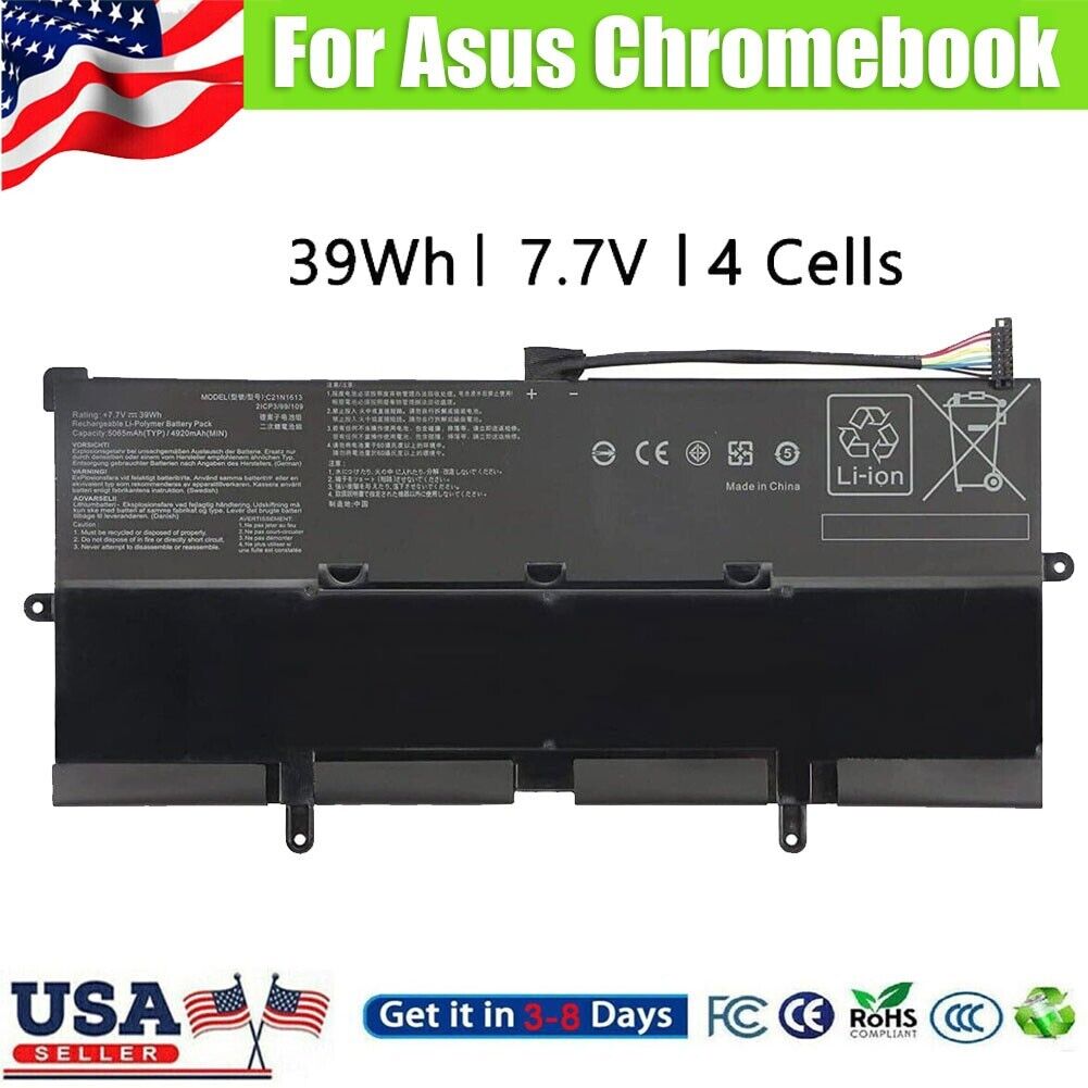 C21N1613 Battery For Asus Chromebook Flip C302 C302C C302CA C302CA-DH75-G New