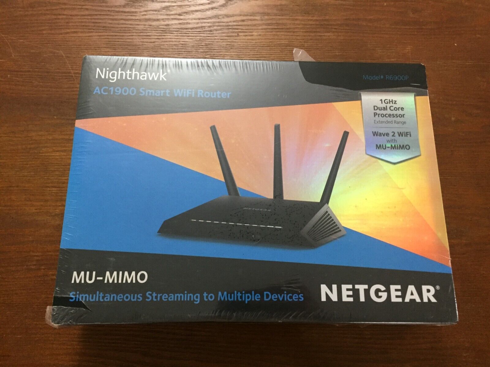 NETGEAR Nighthawk R6900P-100NAS AC1900 Dual Band WiFi Router - New - Sealed