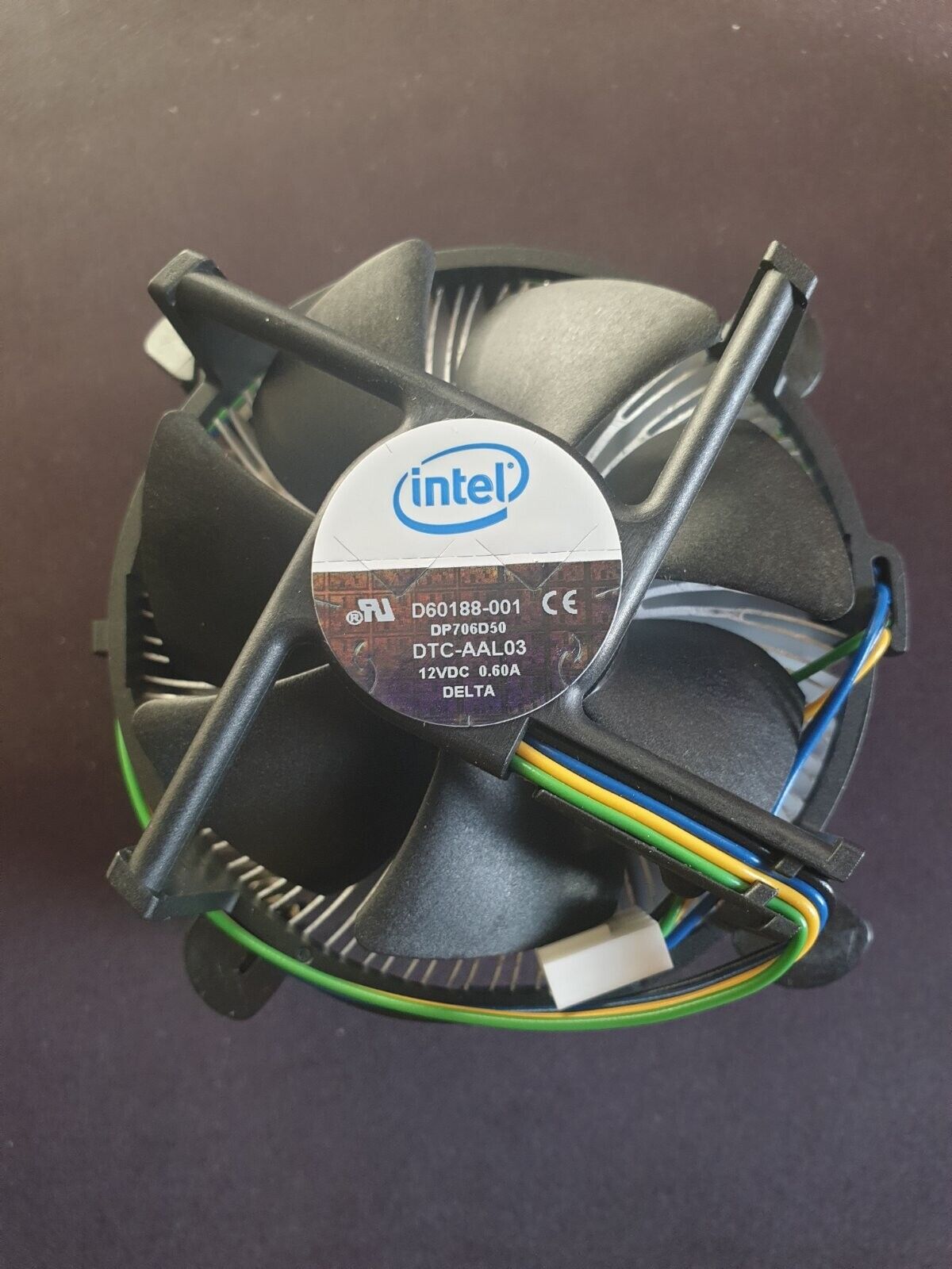 Intel DTC-AAL03 CPU Cooler Fan Heat-sink Copper Aluminum 12V 4-Pin