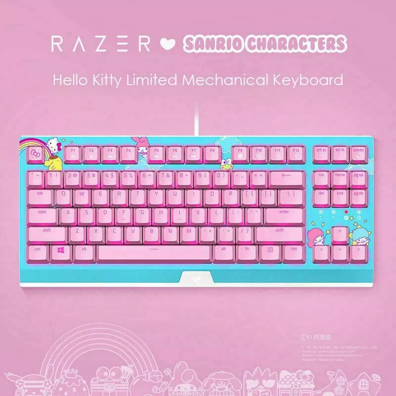 Razer x Sanrio Hello Kitty¹  Mechanical Keyboard Gaming 87 Keys-Limited Edition