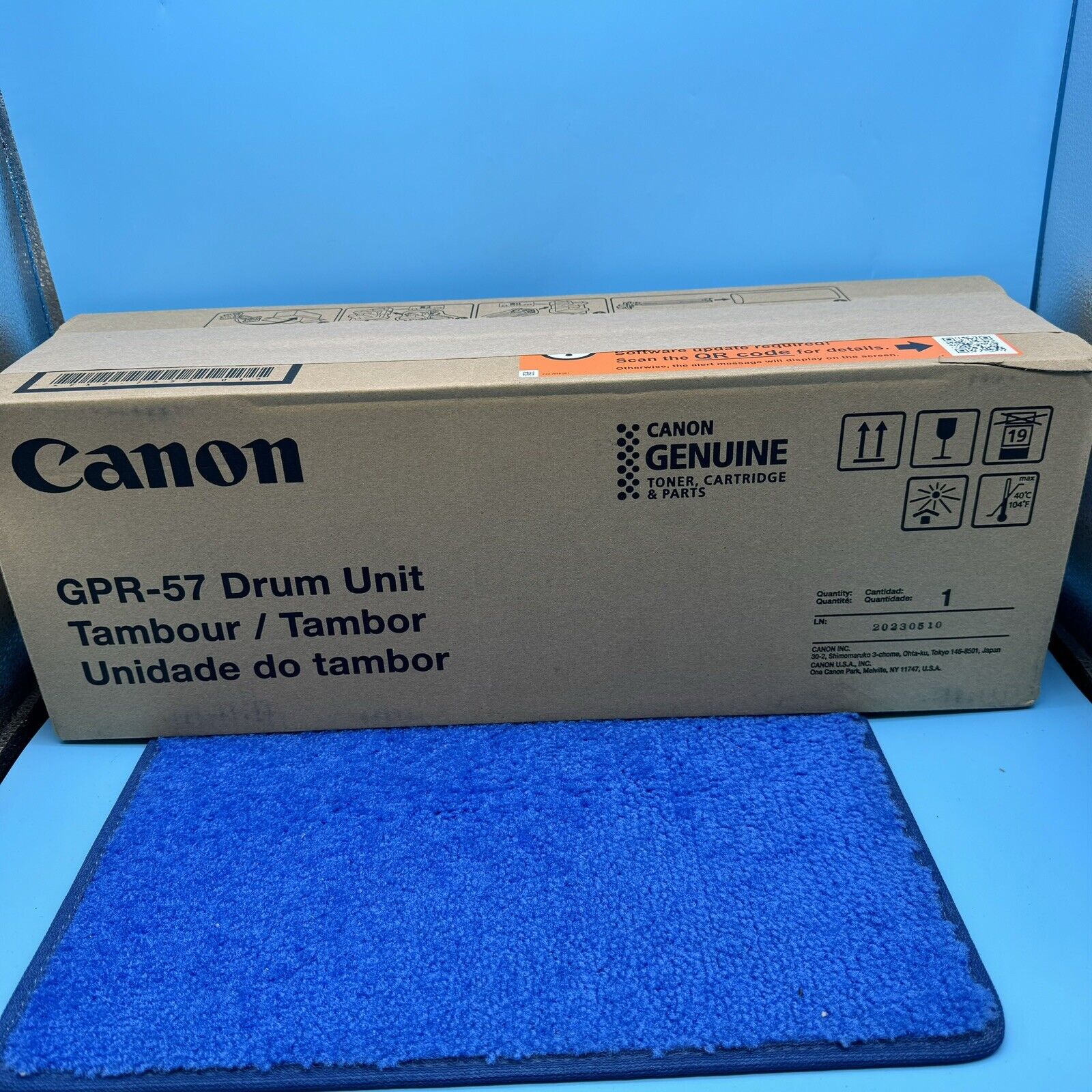 Canon 0475C003AA GPR-57 Black Standard Yield Drum Unit