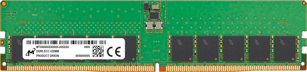 Micron 32GB DDR5 DDR5-4800 PC5-38400 MTC20C2085S1EC48BA1R ECC Memory