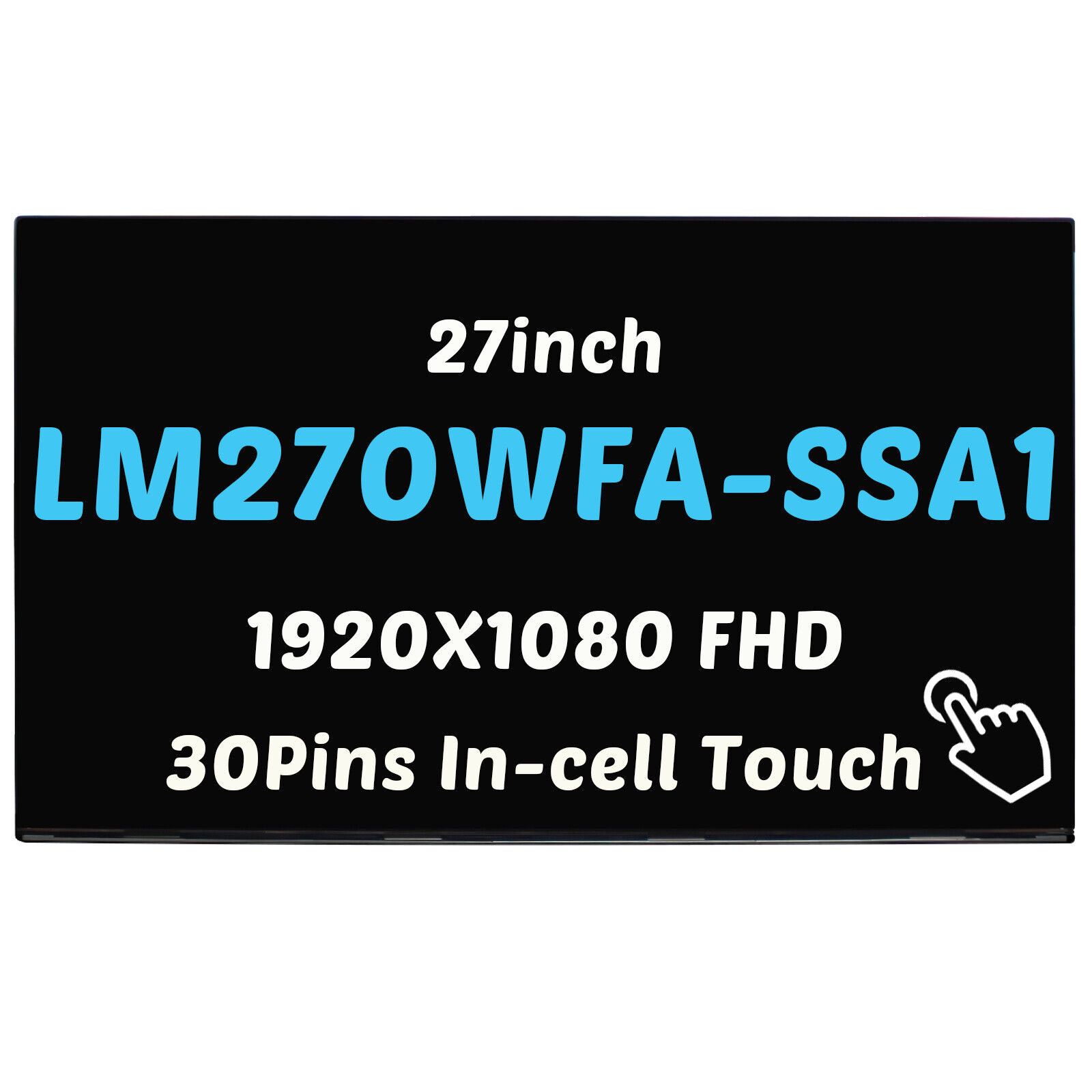 For LG LM270WFA-SSA1 Touch Screen LCD Panel Replacement for HP 27-D L75162-281