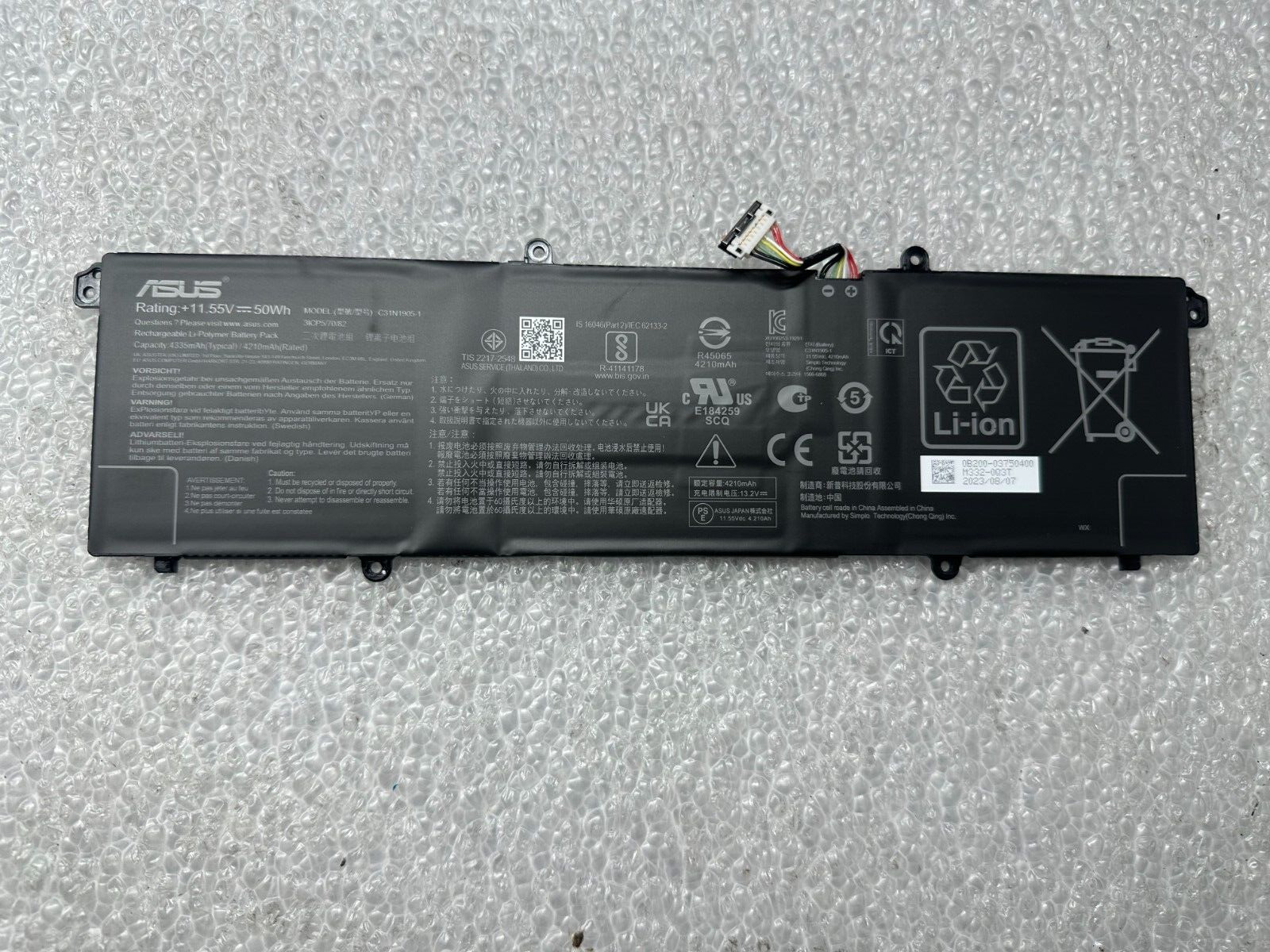 Asus M1603 M1603Q M1603QA genuine original battery