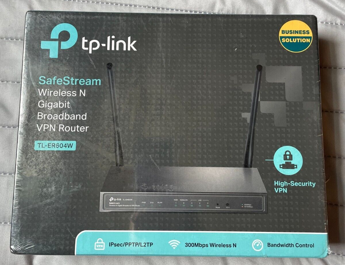 TP-Link TL-ER604W Safestream Wireless n Gigabit Broadband VPN Router