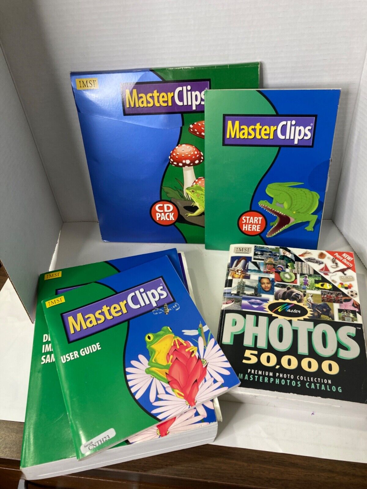 Master Clips Books and 28 CD;s with 50000 Photos, 500000 images complete IMSI
