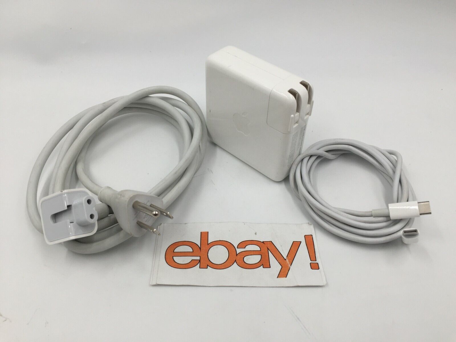 GENUINE Original APPLE 87W A1719 USB-C Power Adapter Charger MNF82LL/A W/ USB-C