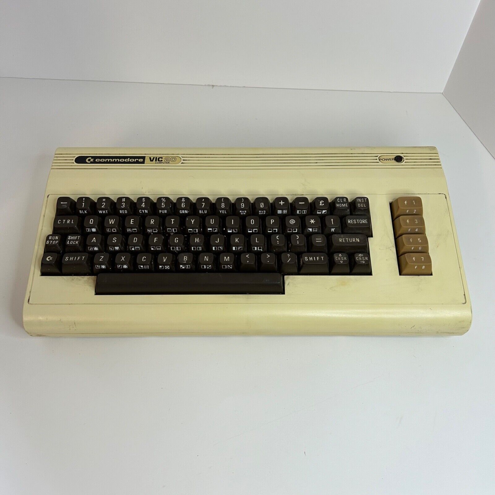 Vintage Commodore VIC 20 Computer Untested No Power Adapter For Parts/Repair