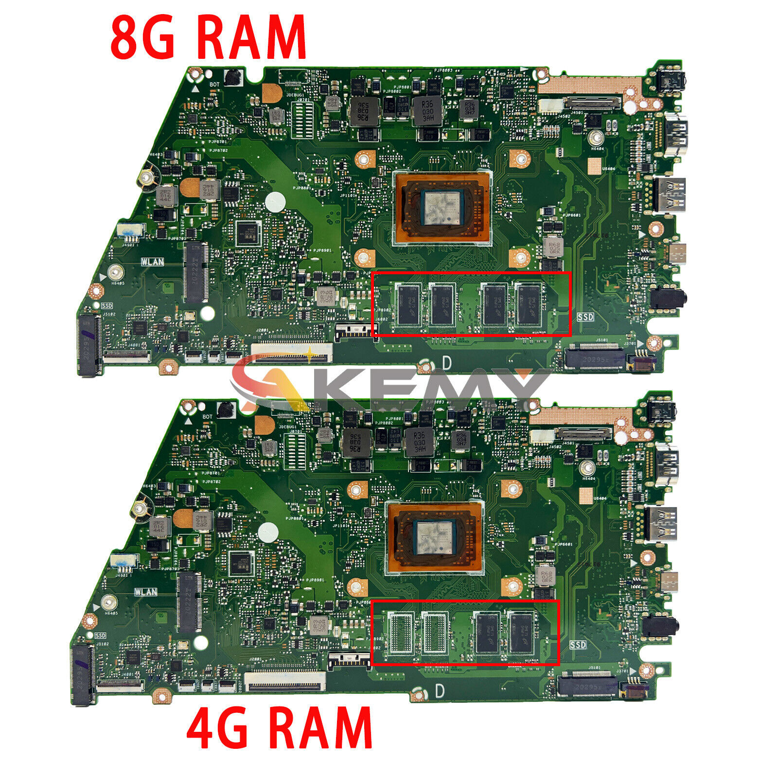 X421DA For ASUS V4000D X421DK X421D M413DA Motherboard R3 R5 R7 4GB/8GB RAM