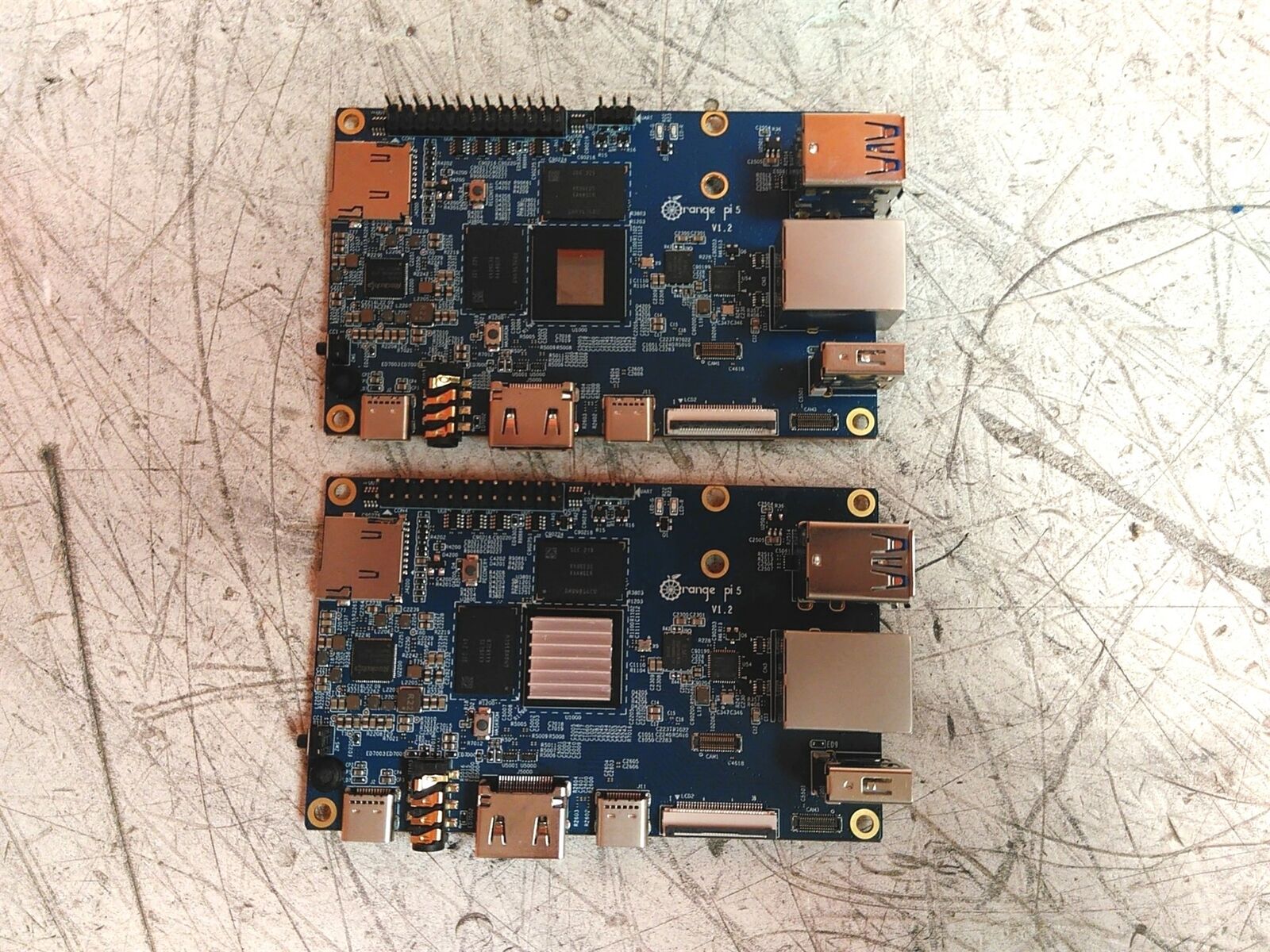 Defective Lot of 2 Orange Pi 5 V1.2 No SD No PSU AS-IS