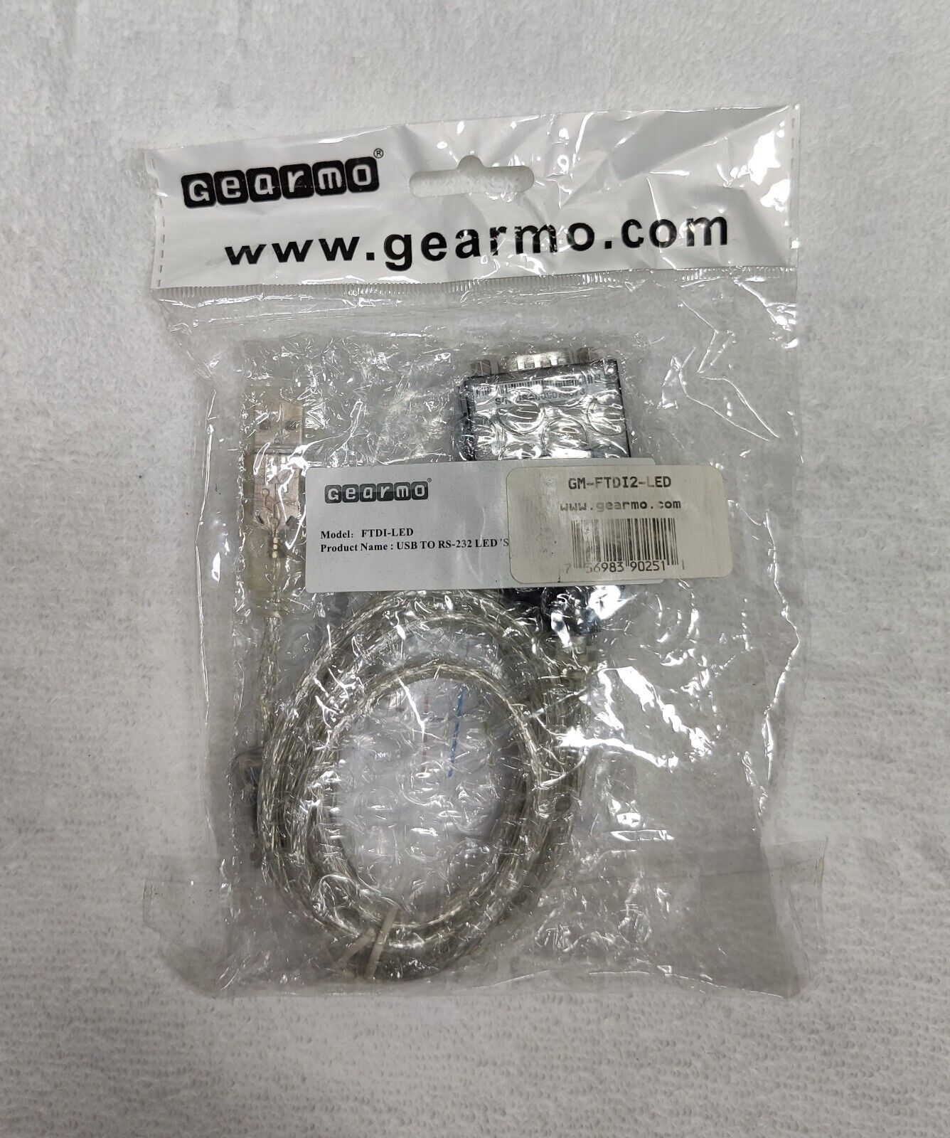 GEARMO FTDI-LED USB to RS-232 LED\'s GM-FTDI2-LED