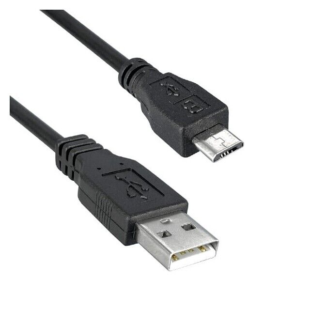 4 Pack 1 Ft. Micro USB - USB 2.0 A to Micro B - Black - Micro USB 22 AWG Premium