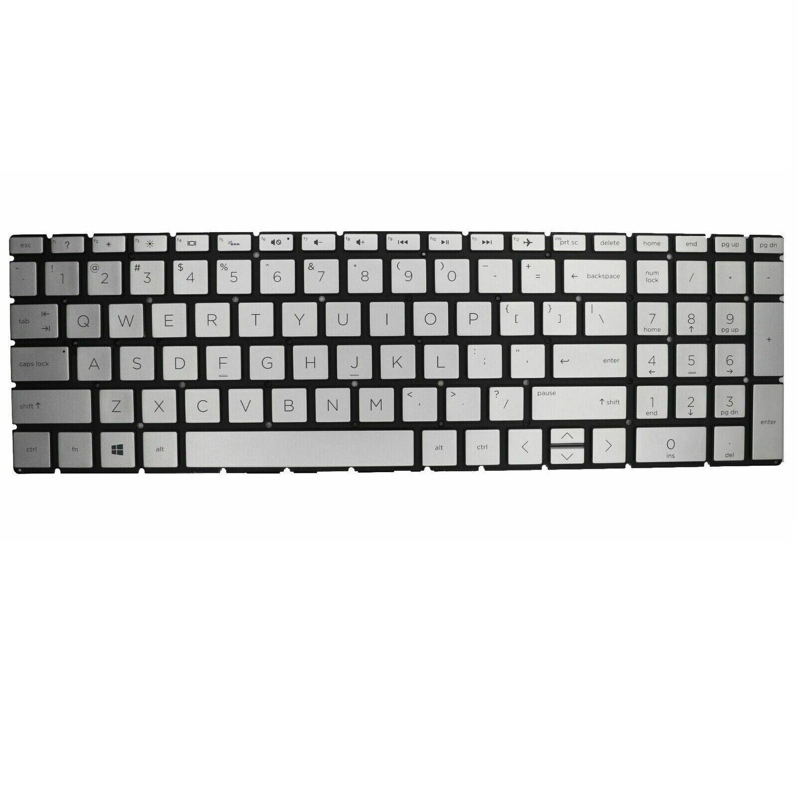 New for HP Envy 17m-ce0013dx 17m-ce1013dx US Backlit Silver Keyboard