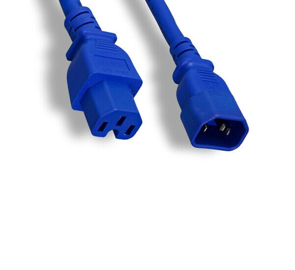 2Ft BLU Power Cable for HP P/N: 8121-1091 Procurve Switches Jumper Cord PDU UPS