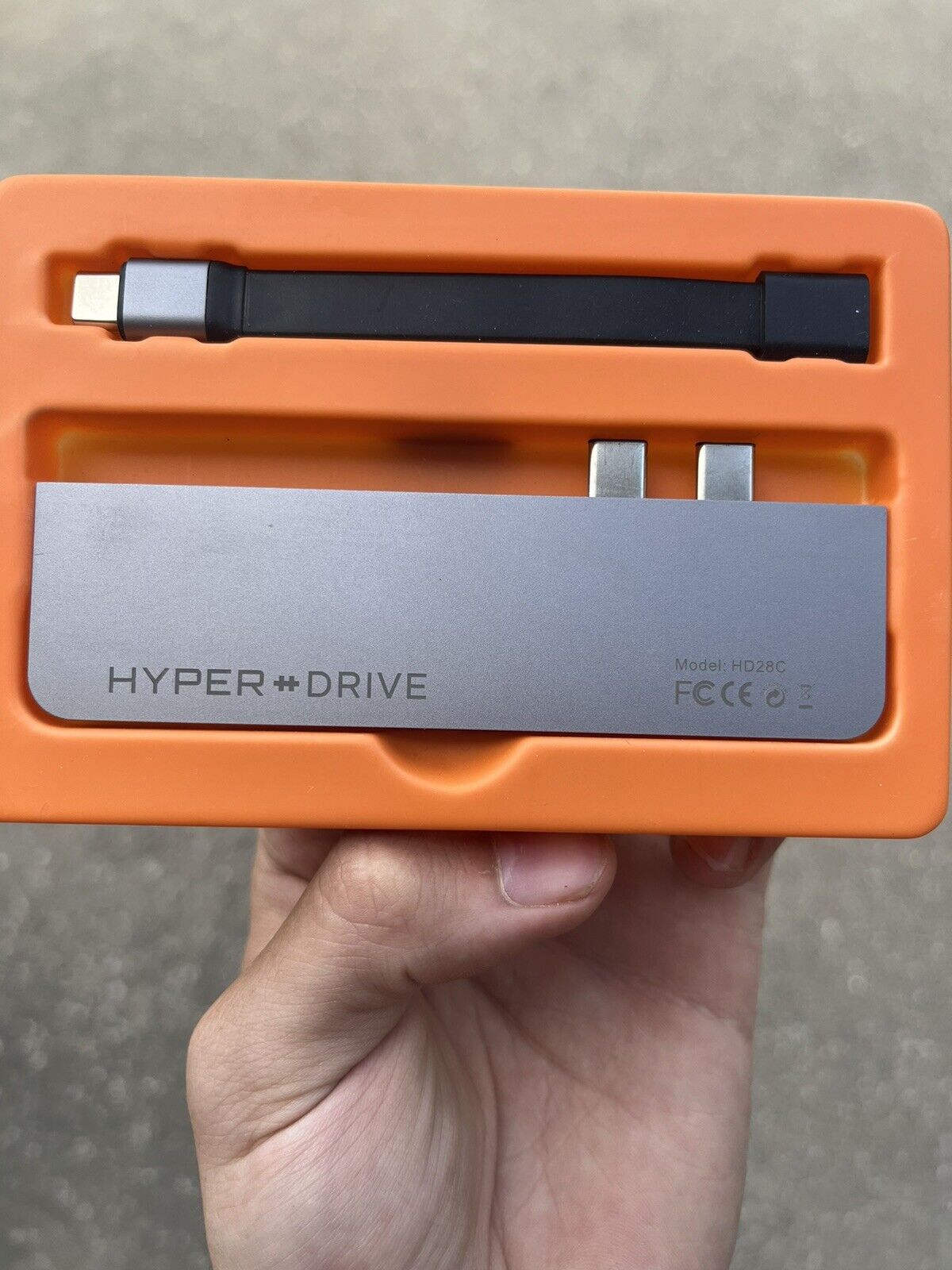 HyperDrive HD28C DUO 7-in-2 USB-C Hub for MacBook Pro/Air Space Gray