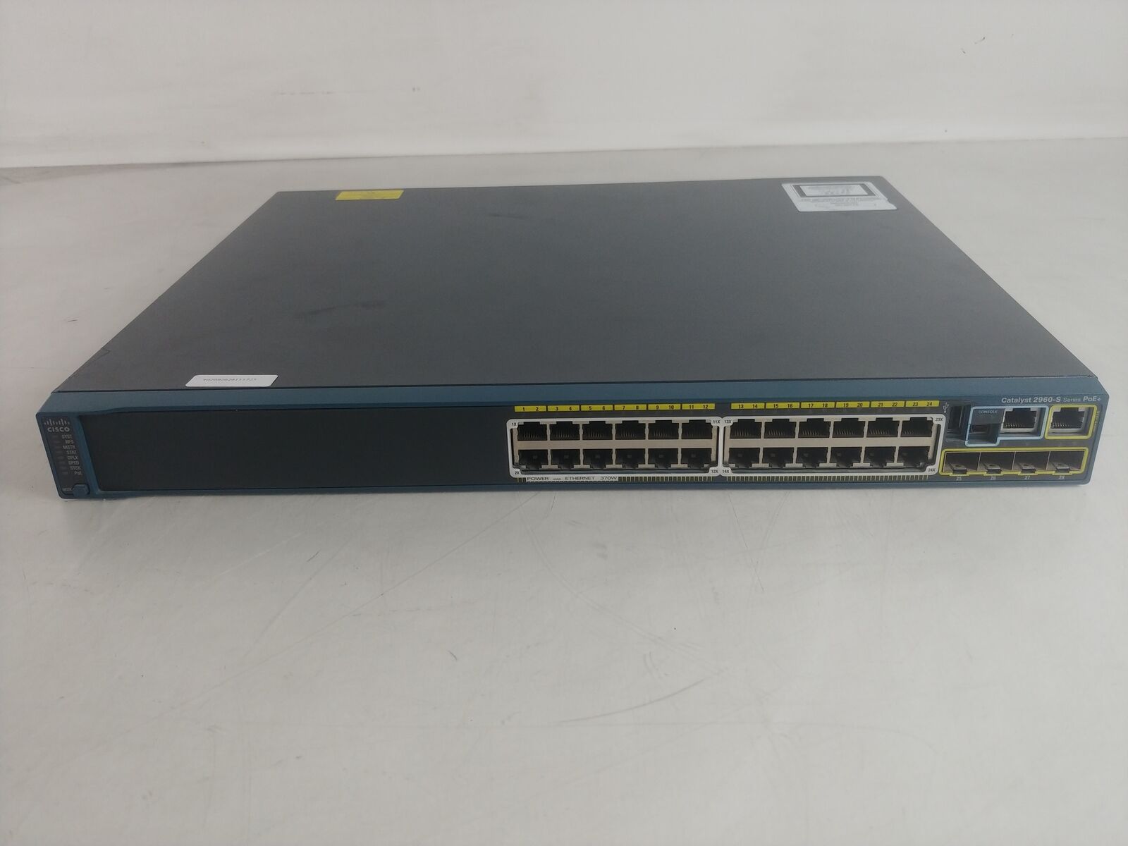 Cisco Catalyst 2960-S WS-C2960S-24PS-L 24-Port Gigabit Ethernet Managed PoE+