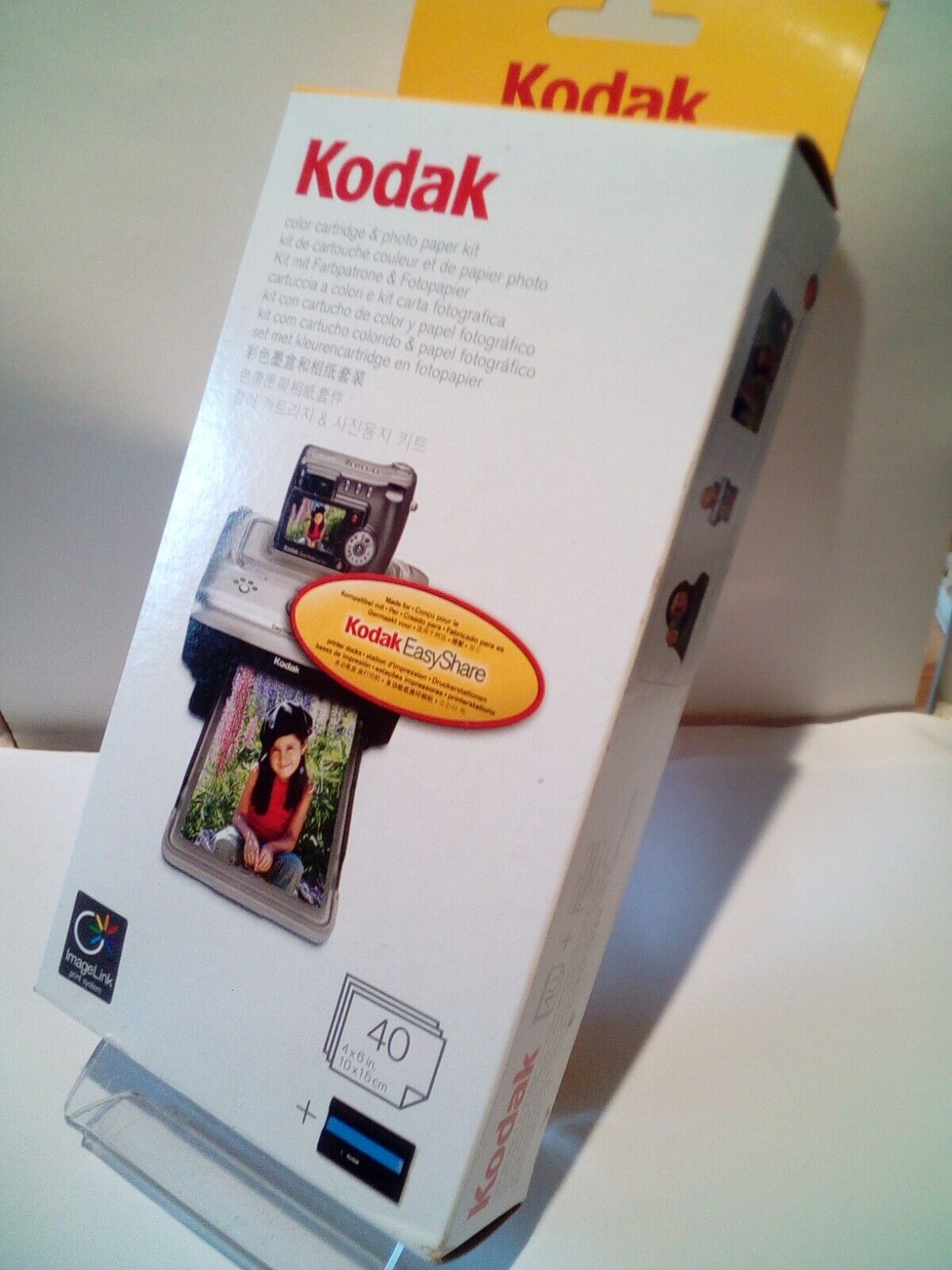 Kodak EasyShare PH-40 Color Cartridge & Photo Paper Kit, New and Sealed