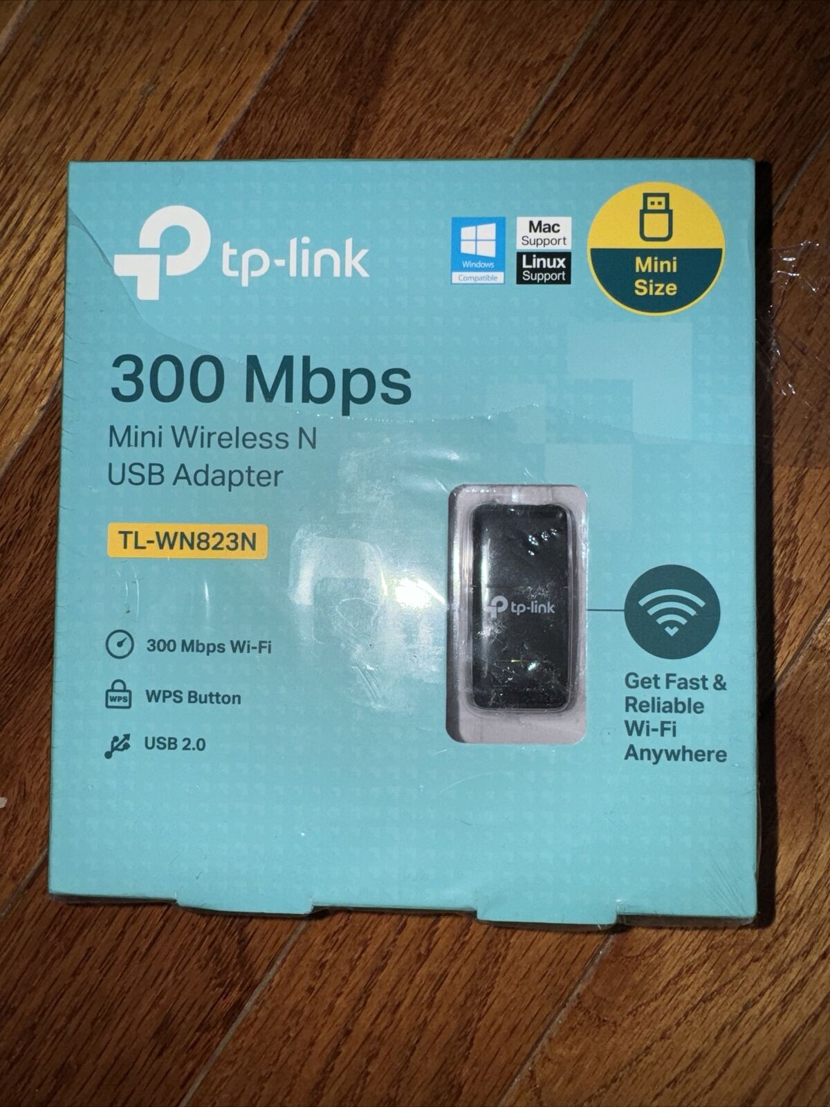 TP-Link TL-WN823N N300Mbps Mini USB Wireless WiFi Network Adapter for PC