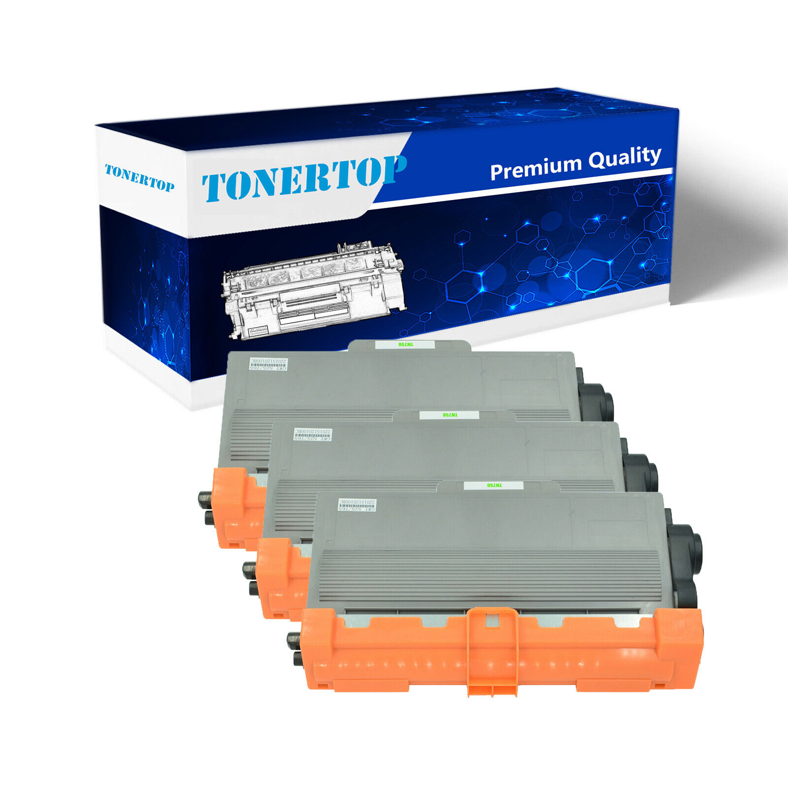 3PK TN750 Toner Cartridge Fits for Brother MFC 8710DW MFC-8950DWT 8910DW TN720