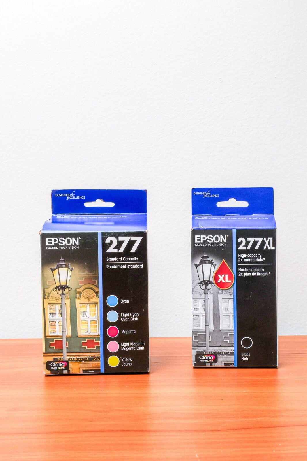 Geniune Epson Lot of 6 Ink Cartridges 277XL and 277 Standard Capacity