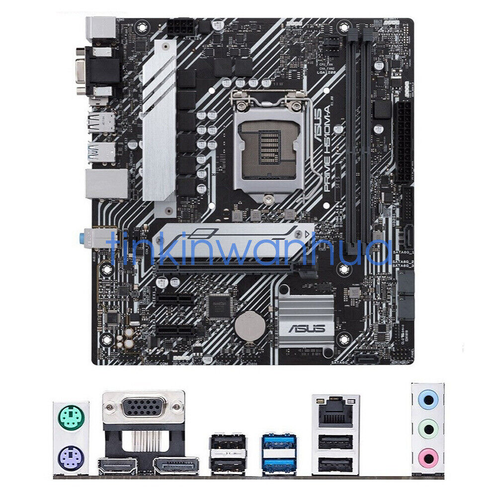 For ASUS PRIME H510M-A Intel H510 LGA1200 VGA+DP+HDMI 1×M.2 Motherboard