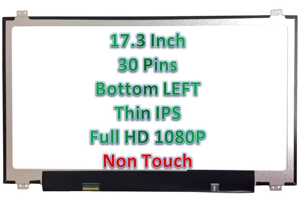 Hp 17-by2053cl 28p03ua Ips Led Lcd Screen Fhd 1920x1080 Warranty Tested