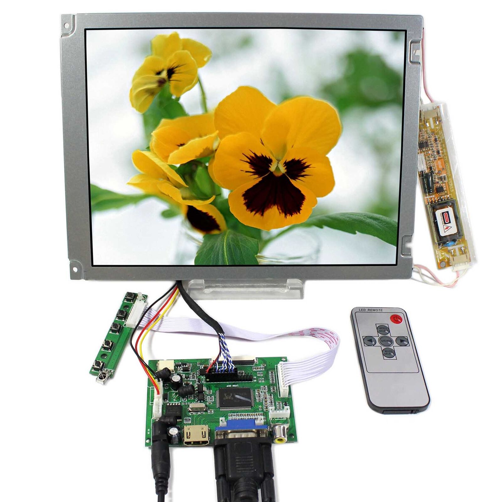 VGA CVBS HDMI LCD Controller Board 10.4\