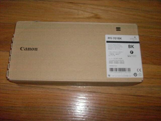 GENUINE Canon PFI-701BK Black INK imagePROGRAF iPF8000 iPF8100 iPF9000 iPF9100