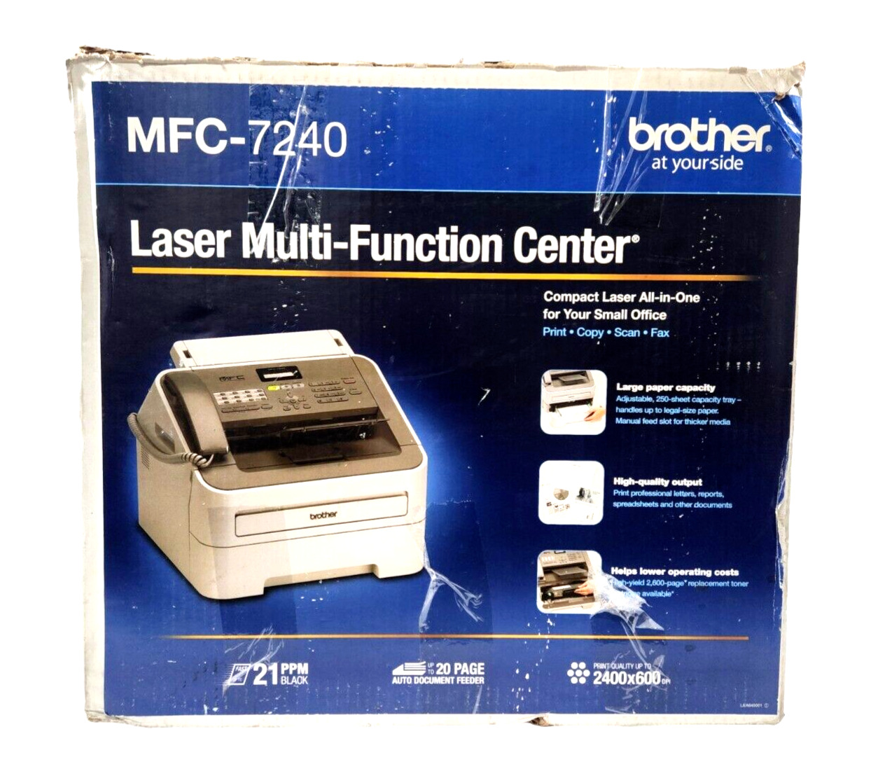 Brother MFC-7240 All-In-One Monochrome Laser Printer Copy Fax Print Scan MFC7240